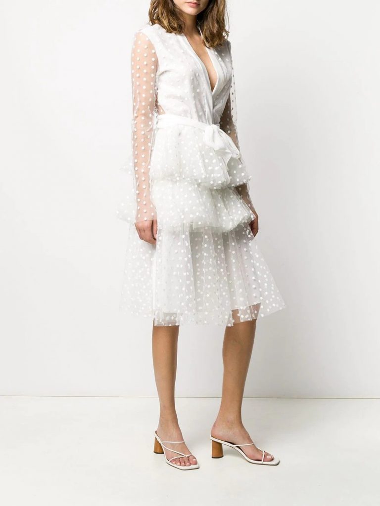 Philosophy Di Lorenzo Serafini | Tulle Polka Dot Layered Dress