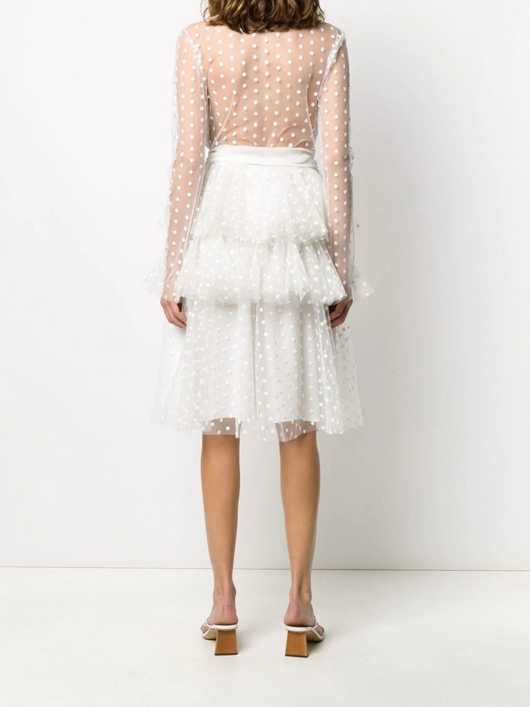 Philosophy Di Lorenzo Serafini | Tulle Polka Dot Layered Dress