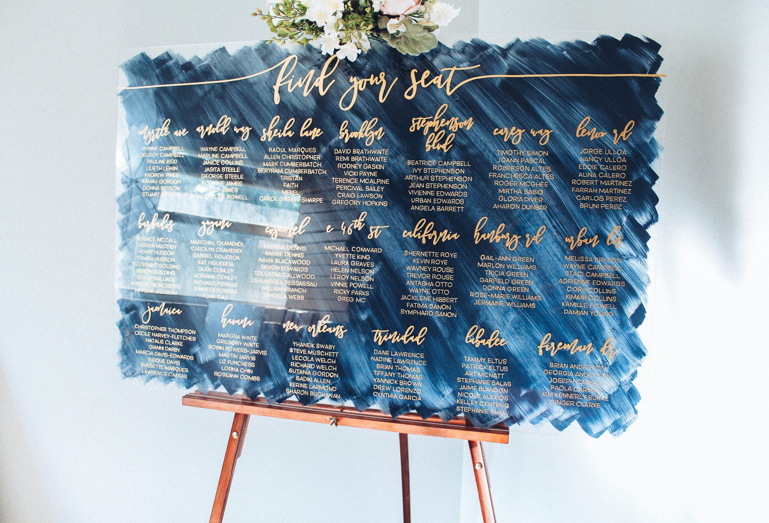 Seating Chart Wedding