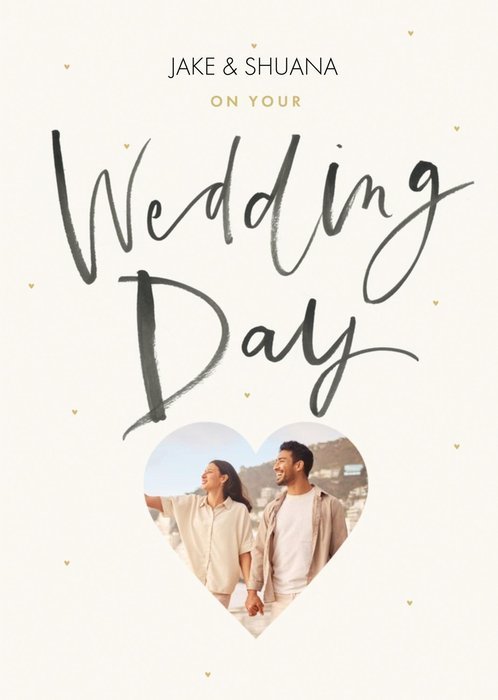 wedding day card from moonpig