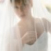 wedding hairstyles for short hair bride in veil