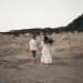 wedding couple on beach